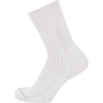 Dámské ponožky KNITVA Dámské bavlněné ponožky KARLA bílá 37