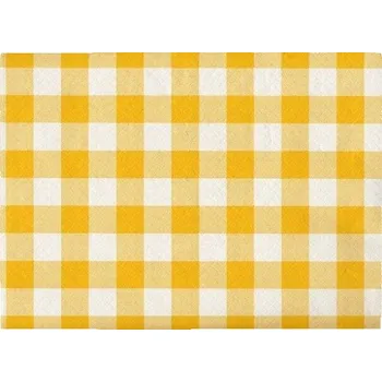 prostírání Prostírání na stůl 30x40 cm KOSTKA ŽLUTÁ 250 ks