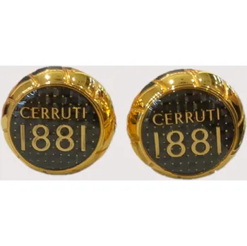 MANŽETOVÝ KNOFLÍK CERRUTI 1881 GOLD CARBON