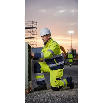 montérky Portwest Kalhoty SEVILLE pas, různé barvy Velikost XXL žlutá/navy