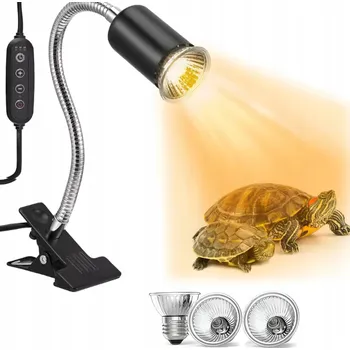 Lampička VÝHŘEVNÁ LAMPA PRO PLAZY, VÝHŘEVNÁ LAMPA UVA, UVB E27 SE 3 ŽÁROVKAMI 50W