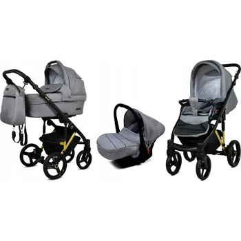 Kočárek Kočárek 3v1 BabyLux Uzo Steel