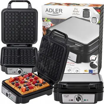 Vaflovač Vaflovač ADLER Adler_3083 1800 W černý