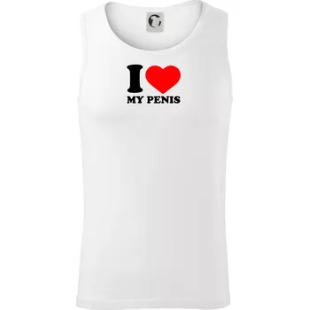 I love my penis - Tílko pánské Core - 2XL ( Bílá )