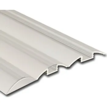 LED páska Nášlapný hliníkový profil McLED BH 52x8mm s čirým difuzorem 2m ML-761.070.02.2