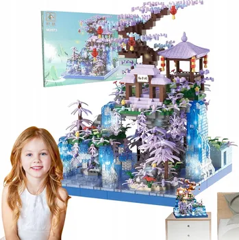 ostatní stavebnice STAVEBNICE PAVILON VÍL S VODOPÁDY A TŘEŠNĚMI 2436 KS