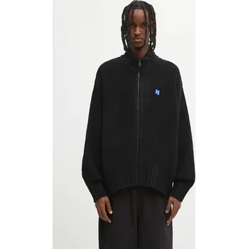 Dámský svetr Kardigan s příměsí vlny Ader Error KNIT černá barva, BO42FYKT0703BK, XL, 99X