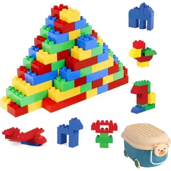 ostatní stavebnice STAVEBNÍ STAVEBNICE 73 v KONTAJNERU + 2 základní desky