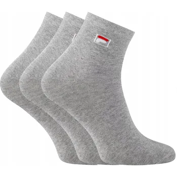 Pánské ponožky Balení 3 PÁNSKÉ PONOŽKY nízkých ponožek FILA , velikost 39-42, BAVLNA