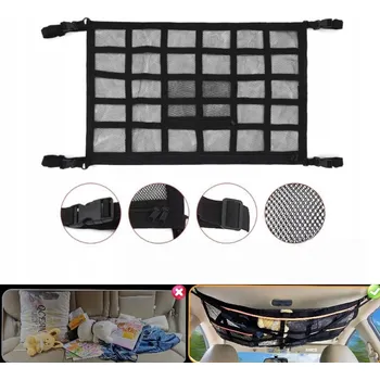 Organizér do auta SÍŤ NA SUCHÝ ZIP ORGANIZÉR DO KUFRU AUTA PRO SKLADOVÁNÍ 90*65CM