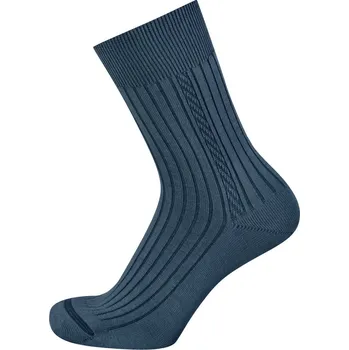 Dámské ponožky KNITVA Dámské bavlněné ponožky KARLA modrá džínová 37