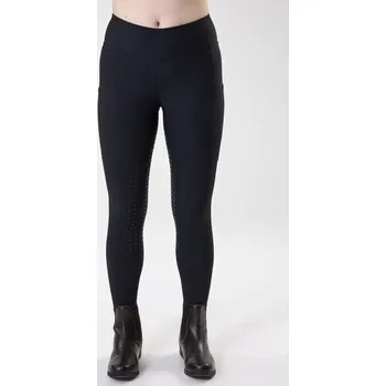 Jezdecké kalhoty HORSEWARE Legíny jezdecké OptiFit Horseware, s gripem, zateplené, dámské, core black S