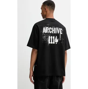 Pánské tričko Bavlněné tričko G-Star Sprayed 89 back pánské, černá barva, s potiskem, D27719-C336 D27719.C336 99X, vel. XL