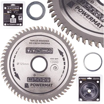 Pilový kotouč Pilový kotouč na dřevo 125x22.2 60z TDD-125x22.2x60Z