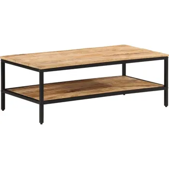 Konferenční stolek vidaXL Konferenční stolek 100x50x35cm masivní hrubé mangovníkové dřevo [374069]