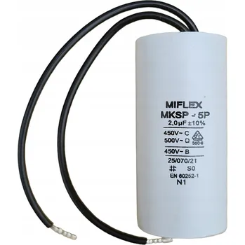 Kondenzátor Kondensator 2uF +/- 10% MIFLEX MKSP-5P Motorový