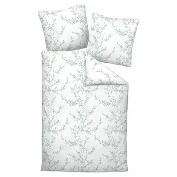 Povlečení Povlečení z bavlněného saténu Janine Milano 45104-06 Salbeigrün