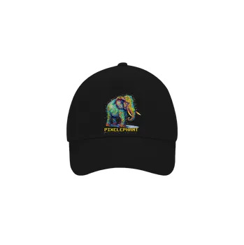 Kšiltovka Bastard Pixelephant kšiltovka baseballka Black