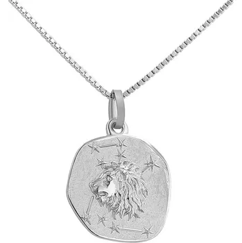 Šperk Stříbrný přívěsek se symboly znamení zvěrokruhu Lev