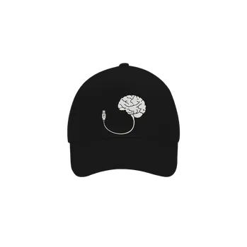 Kšiltovka Bastard USB mozek kšiltovka baseballka Black