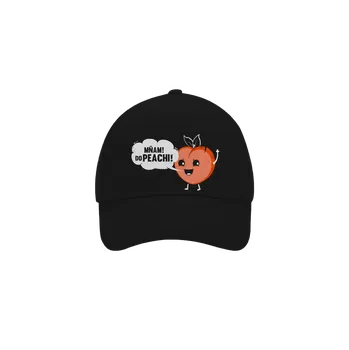Kšiltovka Bastard Mňam do peachi kšiltovka baseballka Black