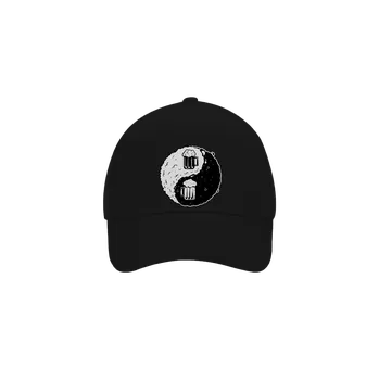 Kšiltovka Bastard Jin Jang pivo kšiltovka baseballka Black
