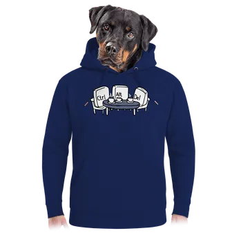 Pánská mikina Bastard Nerozluční kamarádi unisex mikina premium Navy