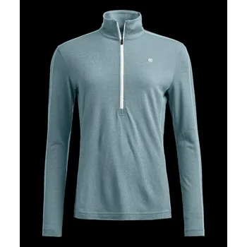 Ortovox 185 Rock'N'Wool Zip Neck Women's Barva: Icy Shore, Velikost: M