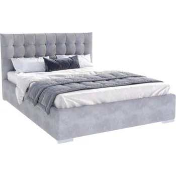 Postel Čalouněná postel LUCERNA 90x200 Ocelová Paris s úložným prostorem kovový rošt