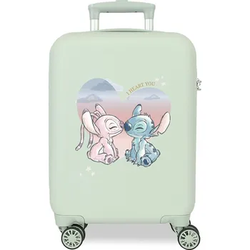 CESTOVNÍ KUFR LILO A STITCH 50 cm jb 630071105005 I heart you - mintový Velikost: uni