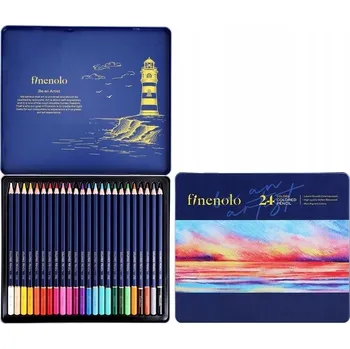 Kresba Pastelky Deli série Finenolo, 36 ks, kovové pouzdro