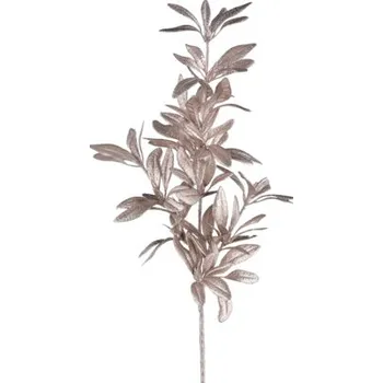 umělá květina Umělá větvička Podocarpus 55 cm champagne