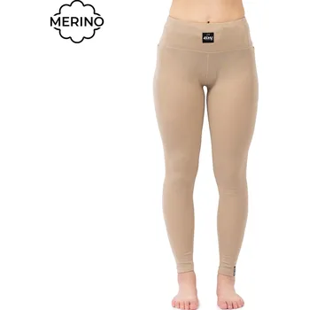Spodky Eivy Pocket Merino Wool Rib Tights sand L 2026 - Odesíláme do 24 hodin