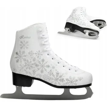 Zimní brusle 41 SMJ SPORT Revina Krasobruslařské Brusle s bílým kalený ocelovým Ocel