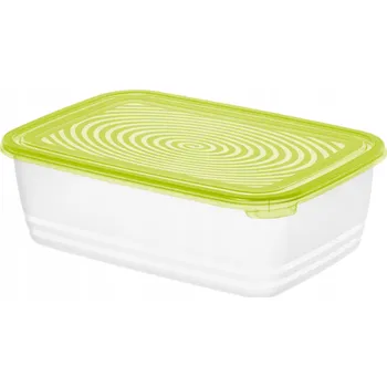 Dóza na potraviny Nádoba Sunshine 3,7 l bílá zelená