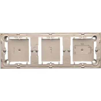 Elektroinstalační krabice Krabice instalační pro povrchovou montáž 3 násobná, určena k rámečkům Basic, Simon Basic MPN3/29