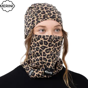Kukla Kukla Eivy Hinge Merino Wool Balaclava leopard 2026 - Odesíláme do 24 hodin