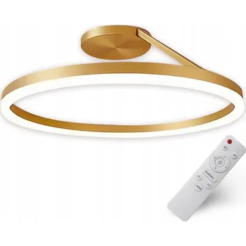 STROPNÍ SVÍTIDLO STROPNÍ SVÍTIDLO LED ZLATÝ LUSTR MODERNÍ 3 S DÁLKOVÝM OVLADAČEM