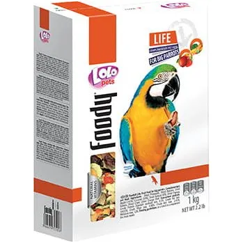Pro ptáka Směs pro velké ptáky Lolo Pets 0,9 kg