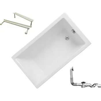 Vana Obdélníková akrylátová vana Polimat Capri, boční odtok, 100 x 70 cm