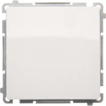 vypínač Vypínač jednopólový, řazení 1, 16 A / 230 V~, šroubové svorky, Simon Basic BMW1A.01/11, bílá