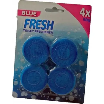 WC čistič Barvicí kostky do WC, tablety Blue Fresh 4 ks