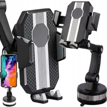 DRŽÁK DO AUTA NA TELEFON NA SKLO PALUBNÍ DESKU DO VĚTRACÍ MŘÍŽKY