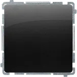 Vypínač střídavý, bez piktogramu, řazení 6, 10 A / 230 V~, bezšroubové svorky, Simon Basic BMW6.01/X/49, černá
