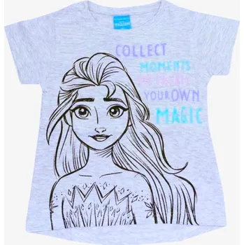 Dívčí tričko TRIČKO FROZEN em 9453 šedé Velikost: 9