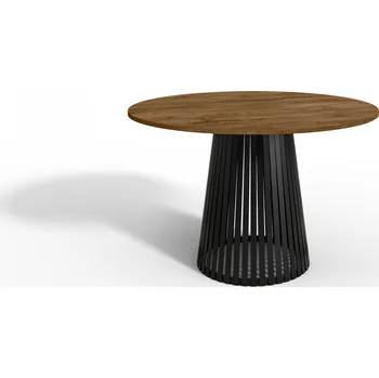 Jídelní stůl Moderní kulatý stůl Vivo 100 cm bílý do obývacího pokoje a jídelny