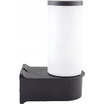 Venkovní osvětlení Zahradní venkovní nástěnná svítidlo, E27 25cm černá plast