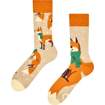 Pánské oblečení Teplé ponožky Liška se šálou