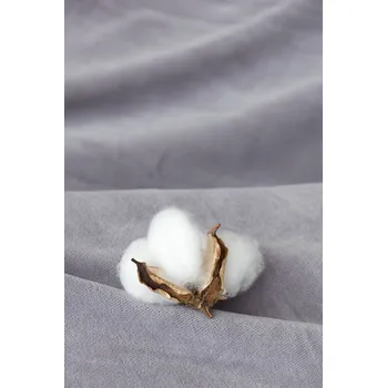 Matějovský Středně šedé BAVLNĚNÝ MIKROPLYŠ PREMIUM Bavlněný mikroplyš 120/200 - 140/200/30