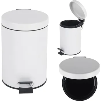 Odpadkový koš ODPADKOVÝ KOŠ S PEDÁLEM 3L OCELOVÝ BELDRAY